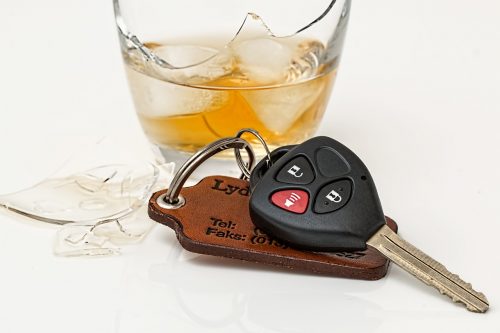 keys and alcohol prior to DUI